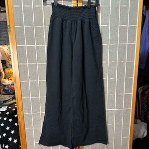 Black Wide-Leg Pants